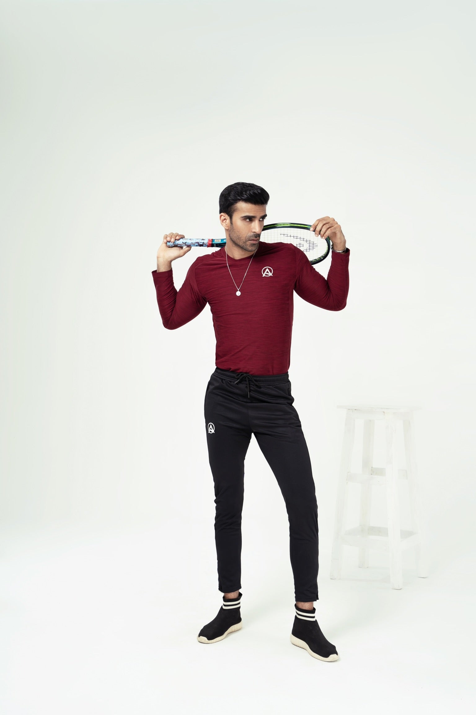 Active Wine Full Sleeve Shirt Burgundy