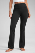 High-waisted Flare Leggings (Black)