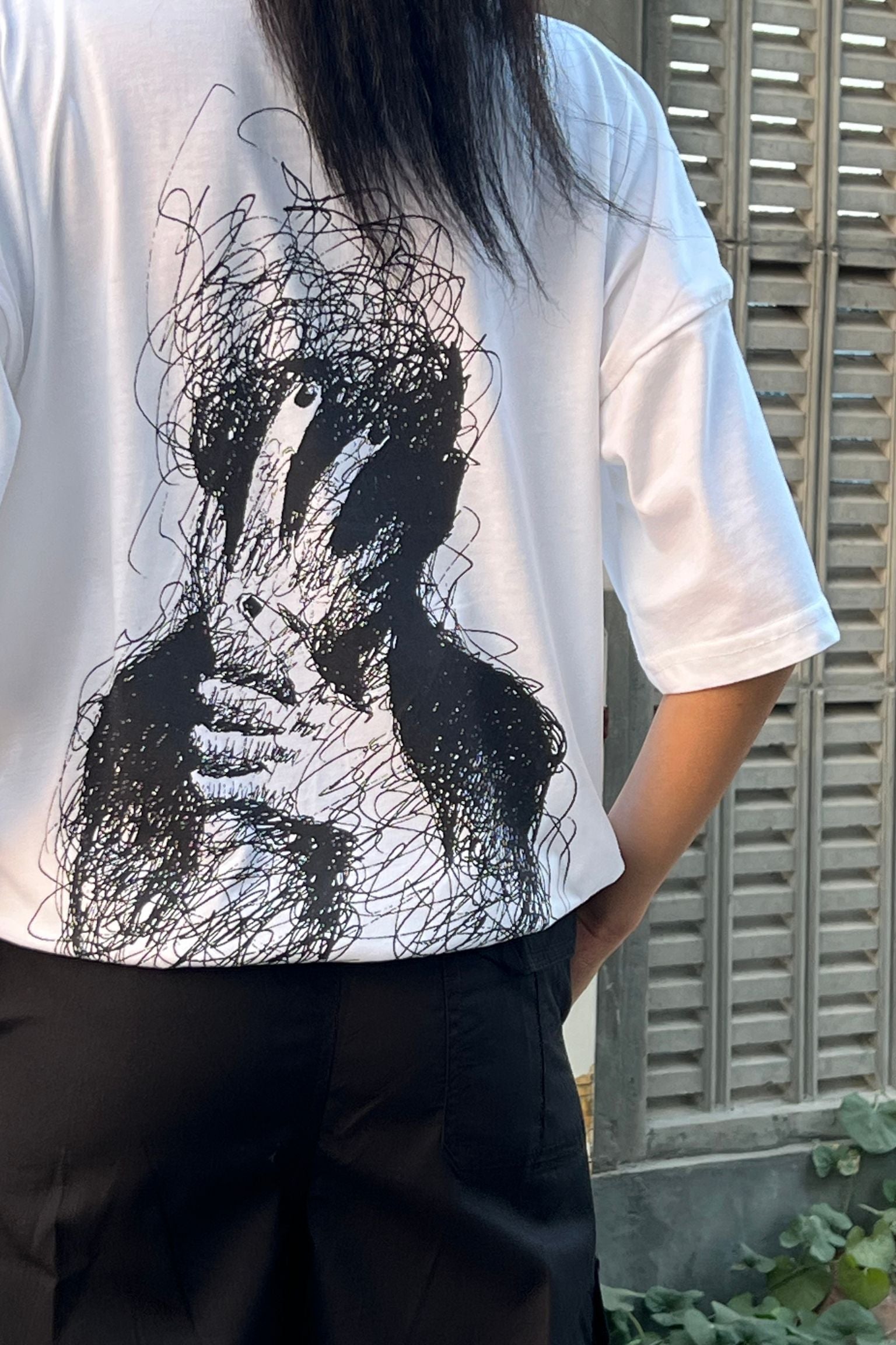 Sphere Oversized Shirt White