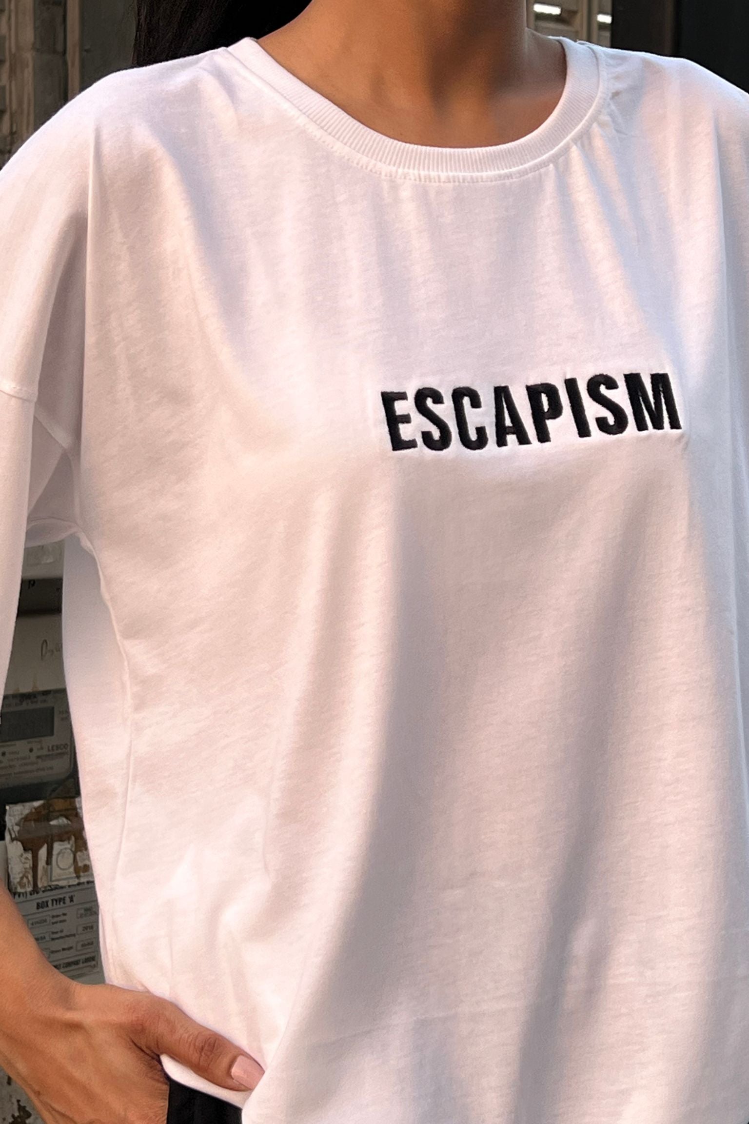 Sphere Oversized Shirt White