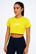 Sphere Neon Crop Tee Half Sleeves