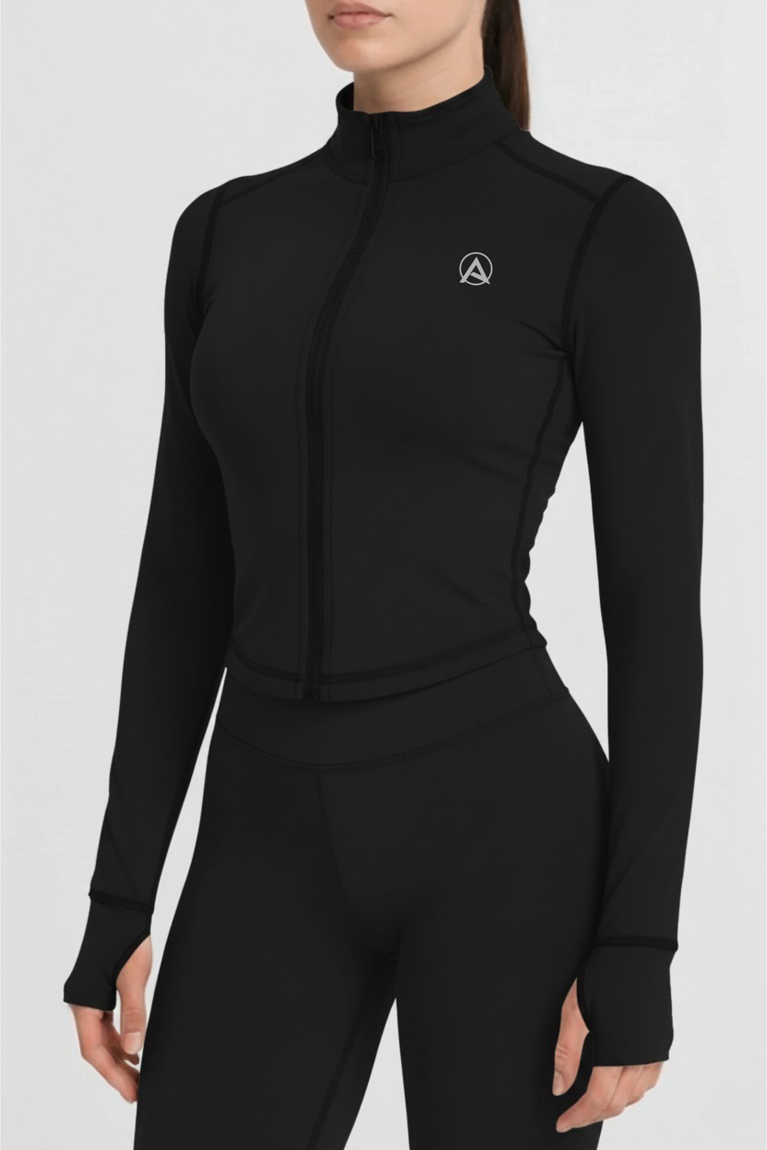 Butter Luxe Zip Jacket (Black)