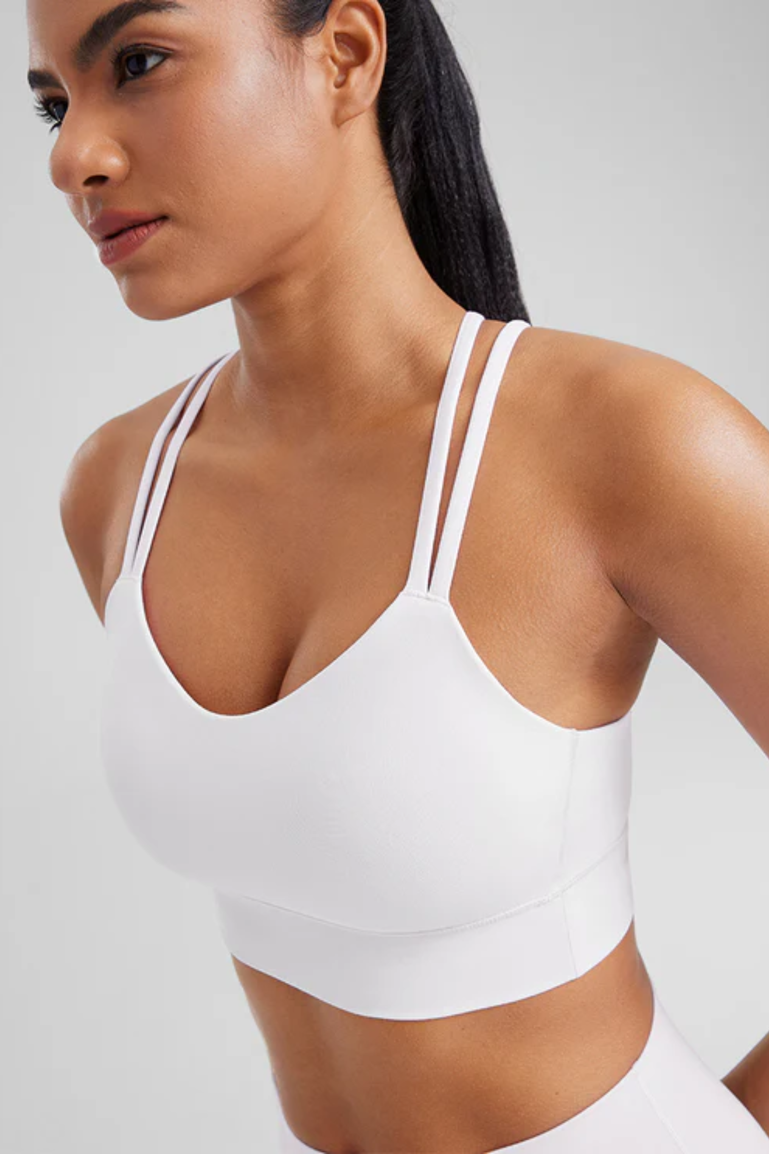 Butterluxe Mold Sports Bra (White)