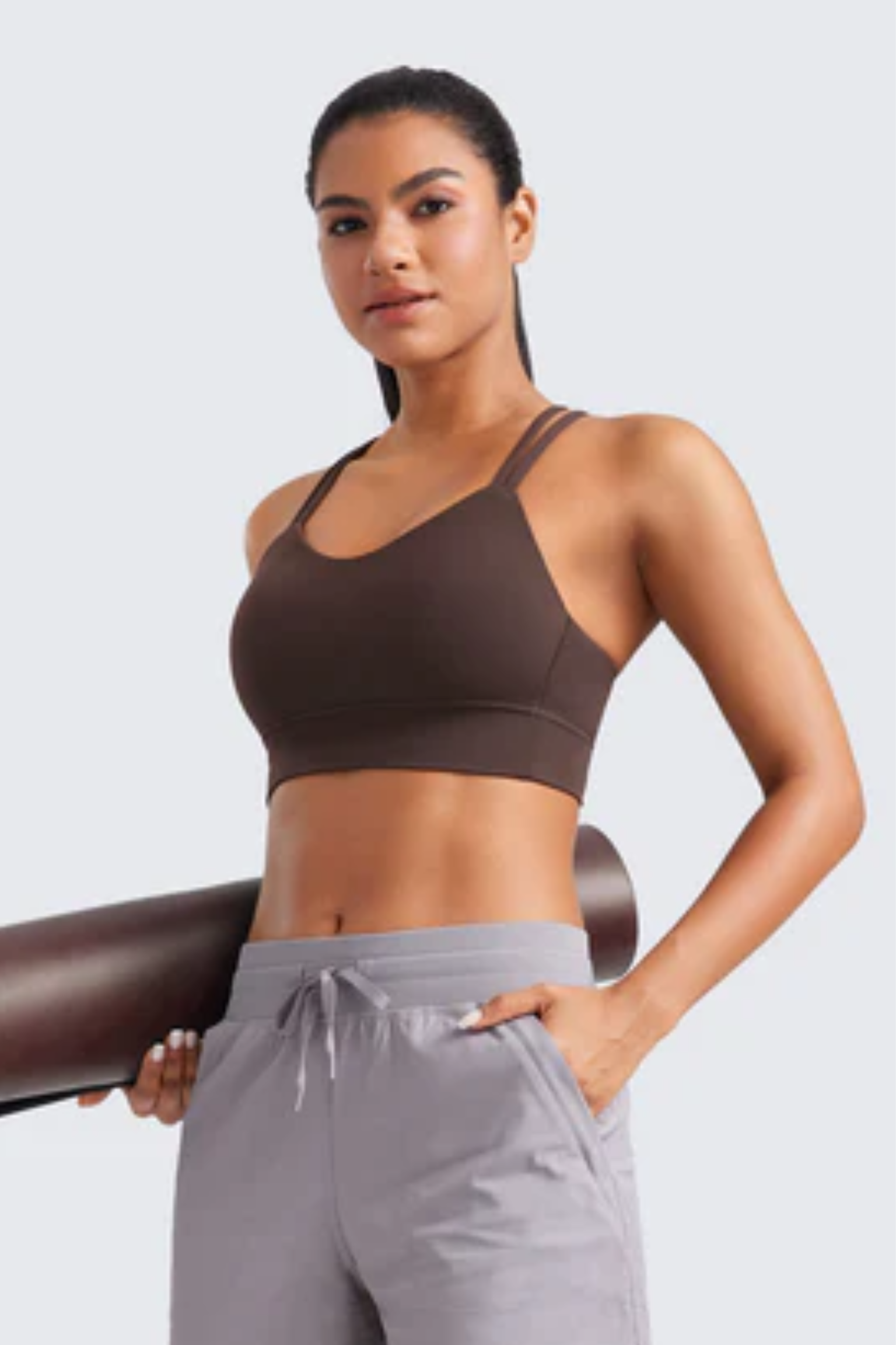 Butterluxe Mold Sports Bra (Fudge Brown)