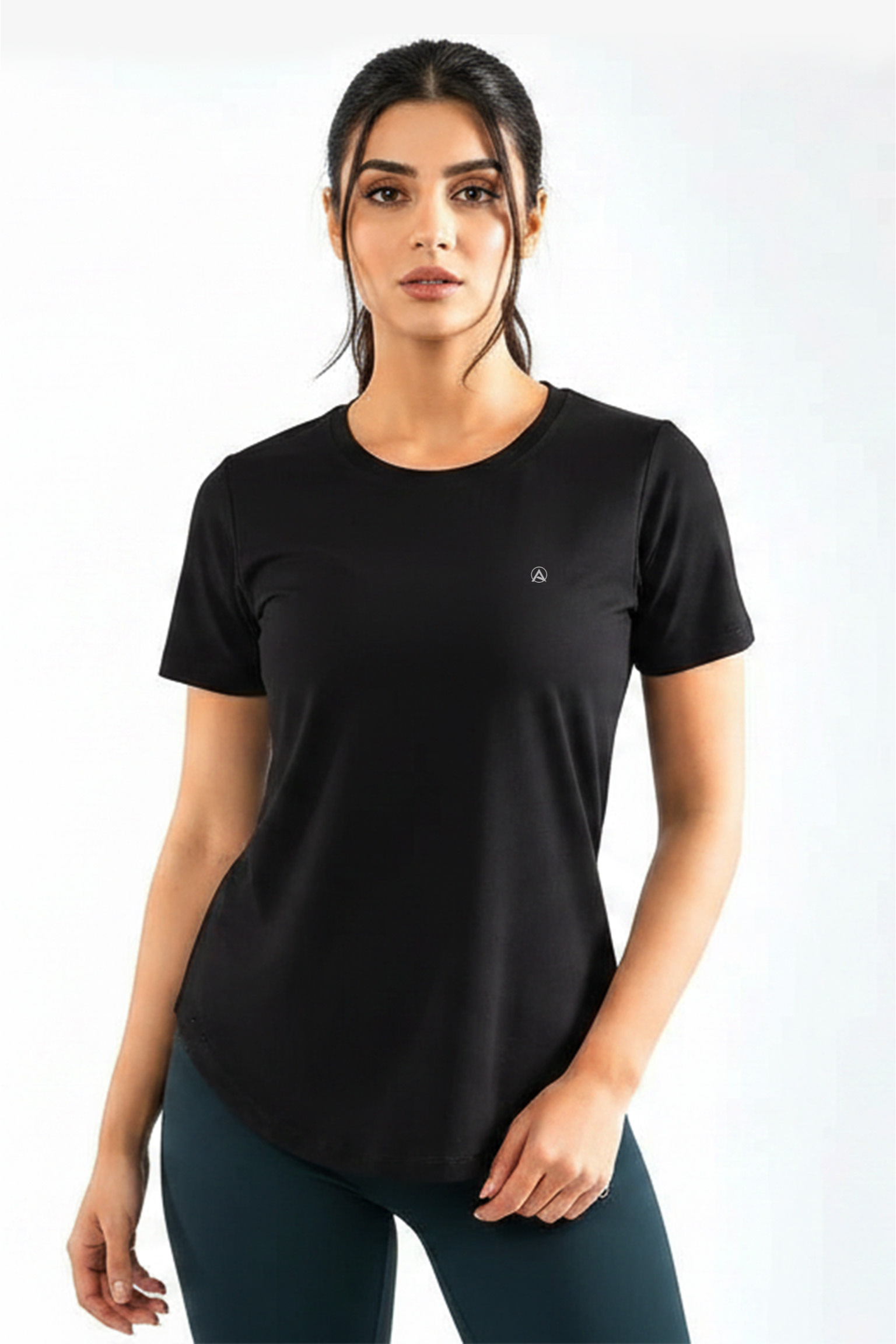 Luxe Active Tee (Black)