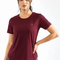 Luxe Active Tee (Burgundy)
