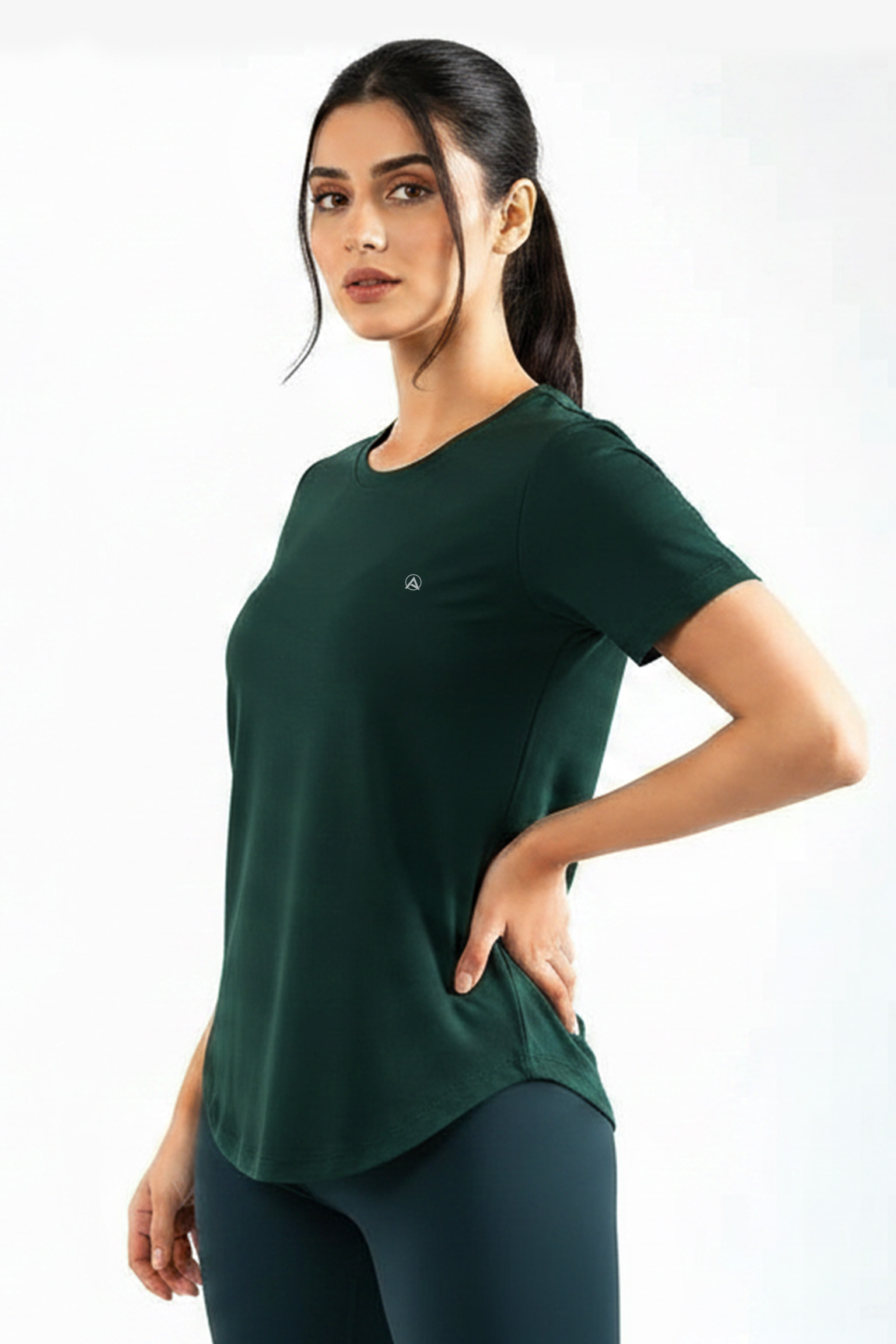 Luxe Active Tee (Green)