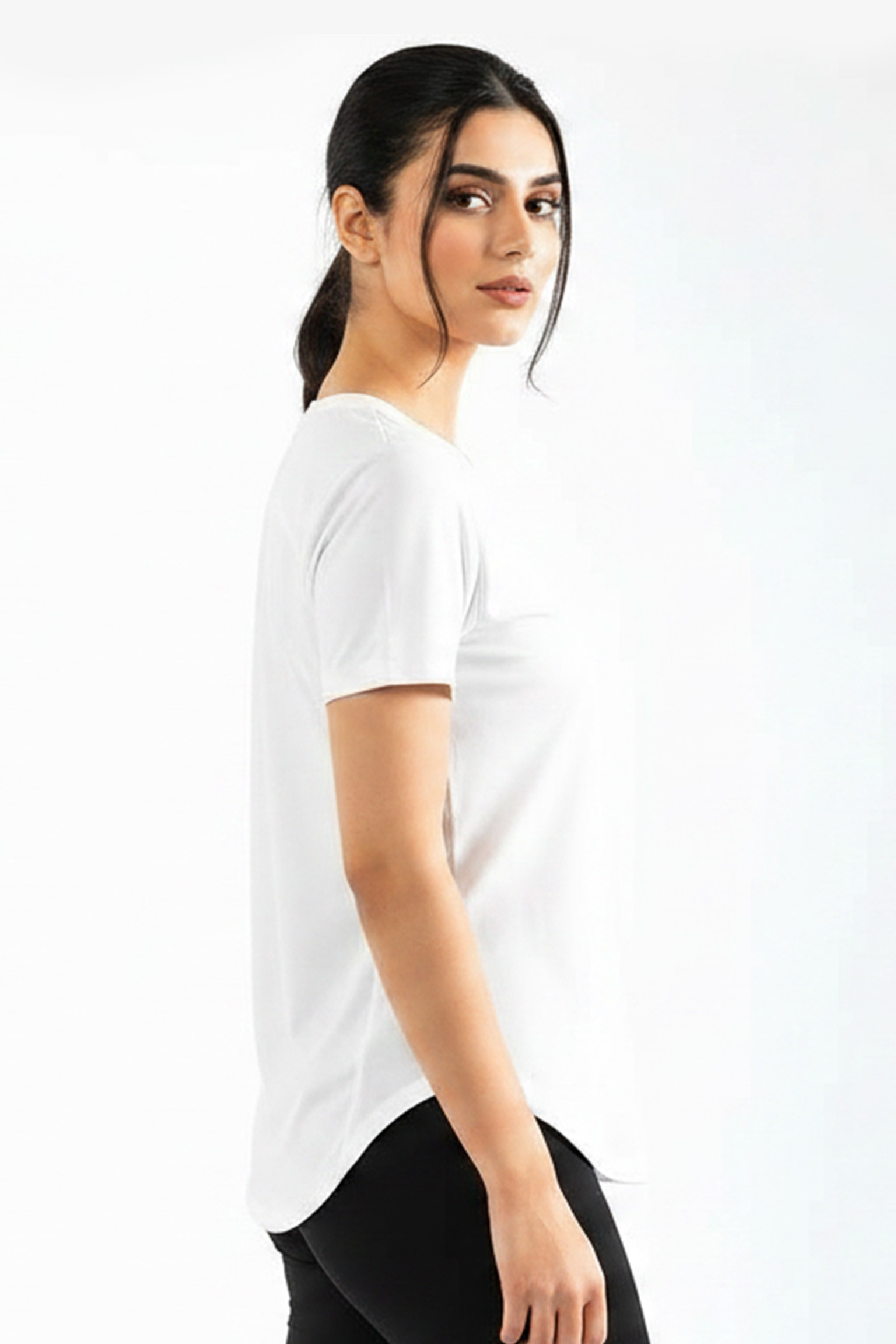 Luxe Active Tee (White)
