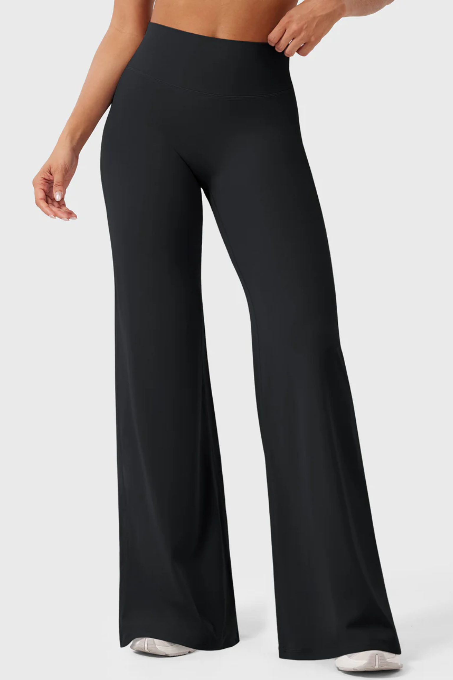 No Seam Wide Leg Pant (Black)
