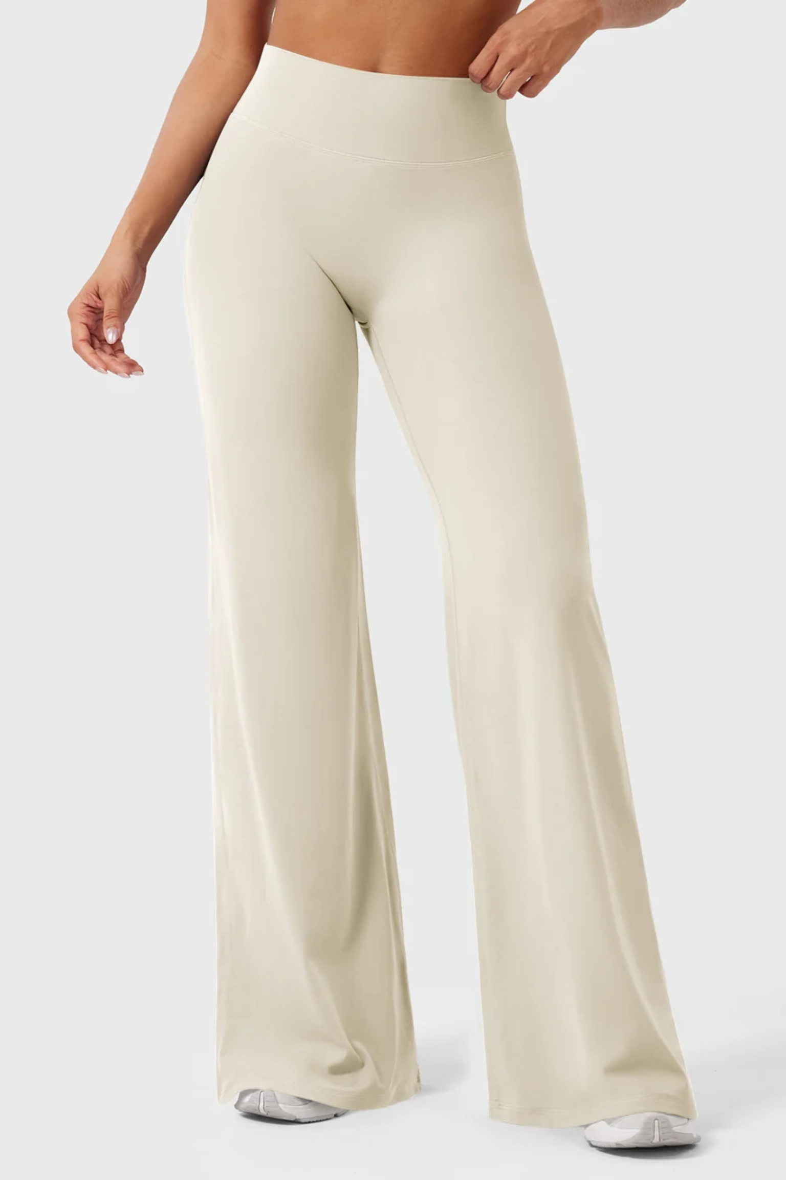 No Seam Wide Leg Pant (Vanilla)