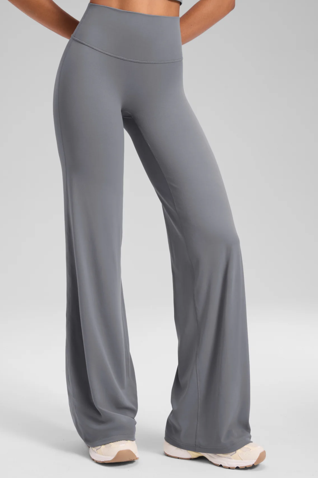 No Seam Wide Leg Pant (Solar Grey)