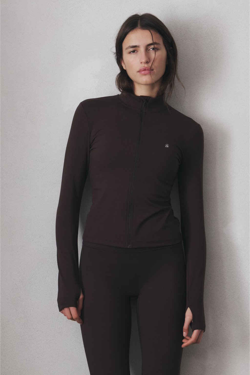 Butter Luxe Zip Jacket (Brown)