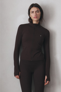 Butter Luxe Zip Jacket (Brown)