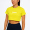 Sphere Neon Crop Tee Half Sleeves