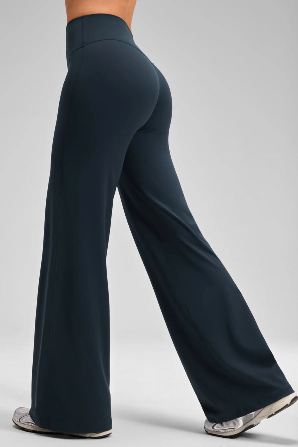 No Seam Wide Leg Pant (Blue)