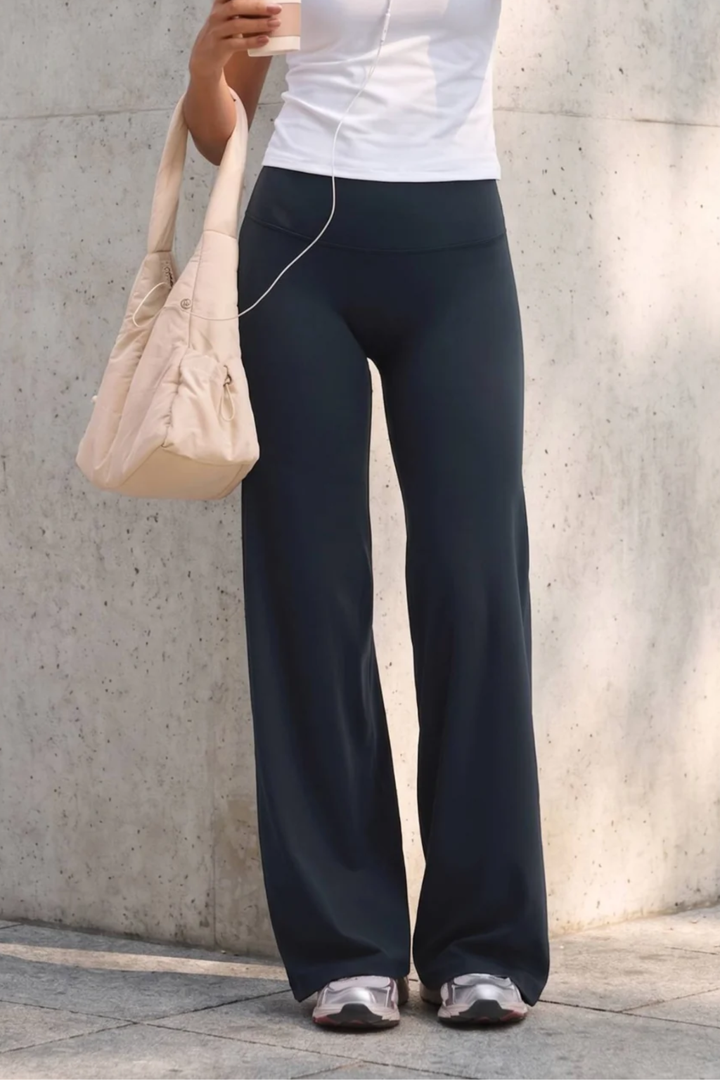 No Seam Wide Leg Pant (Blue)