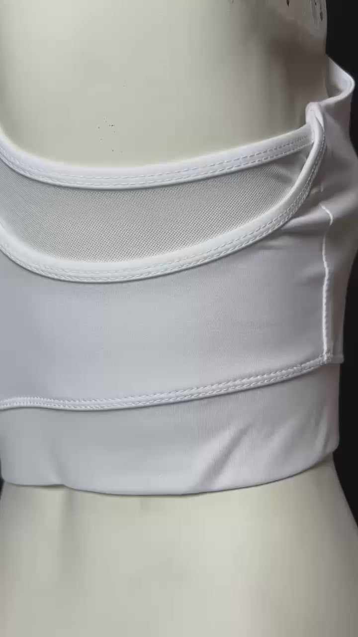 Athletic Armour Sports Bra (White)