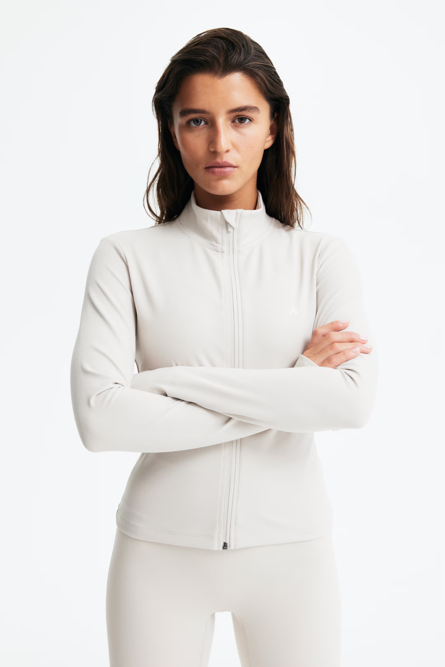 Butter Luxe Zip Jacket (Vanilla)